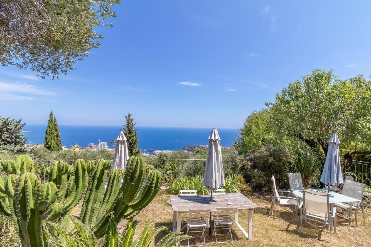 Le Mas D'Angeline, Vue Mer, Jardin Commun, Parking, Voiture Requise, 10 Min En Voiture De Monaco, Route Etroite, Pente Raide, Croisement Limite, Sea View, Shared Garden, Parking, Car Required, 10 Min Drive From Monaco, Narrow Steep Road, Limited Pass Босолей Екстер'єр фото
