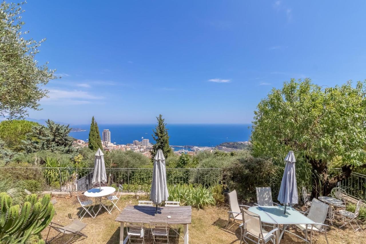 Le Mas D'Angeline, Vue Mer, Jardin Commun, Parking, Voiture Requise, 10 Min En Voiture De Monaco, Route Etroite, Pente Raide, Croisement Limite, Sea View, Shared Garden, Parking, Car Required, 10 Min Drive From Monaco, Narrow Steep Road, Limited Pass Босолей Екстер'єр фото